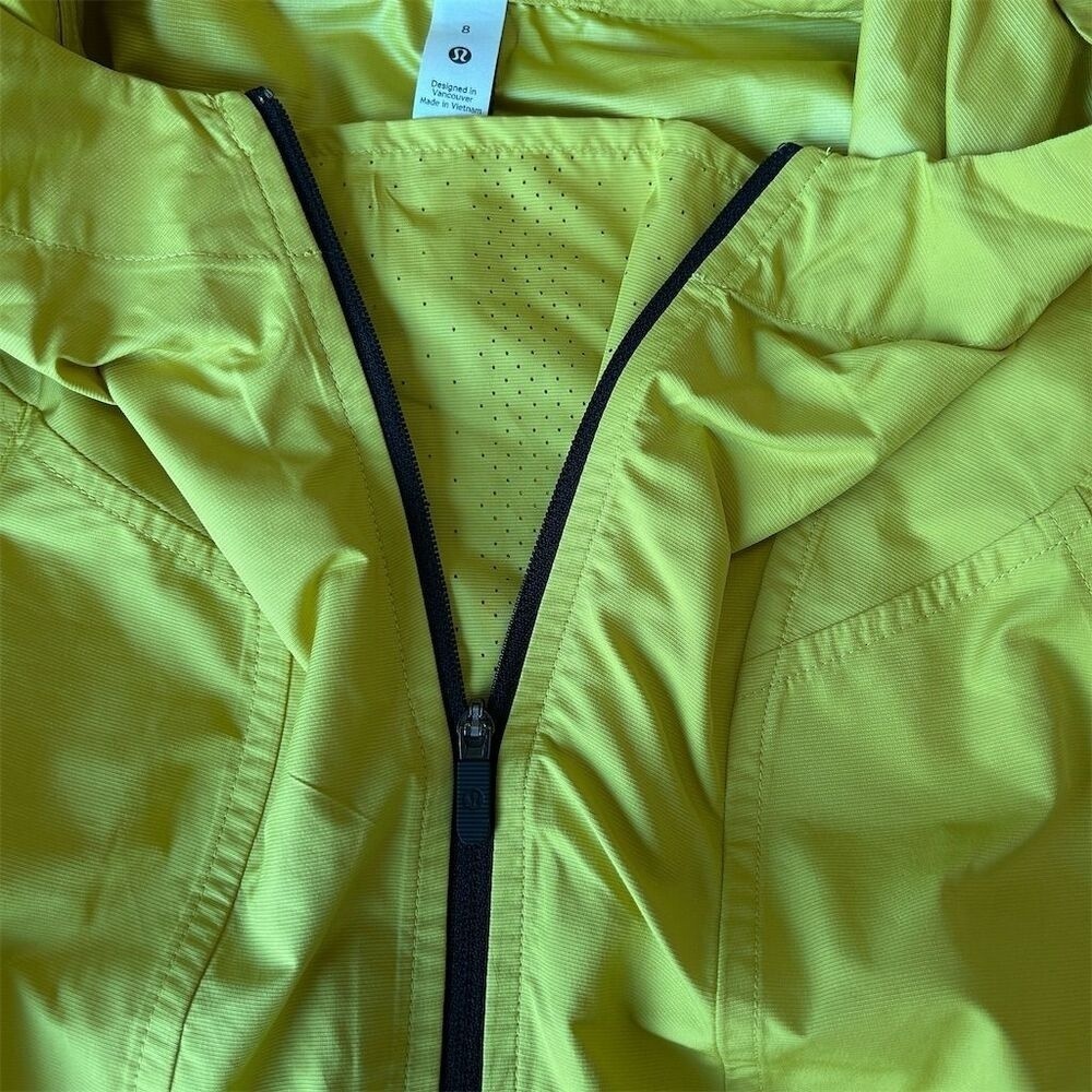 NWOT Lululemon Cinch-Waist Half-Zip Running Jacket Soleil Preppy Size 8 - Picture 11 of 14